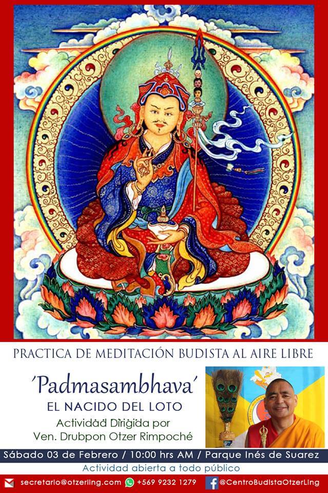 Meditación de Padmasambhava con Ven. Drubpon Otzer Rimpoché