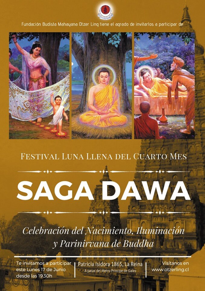 Celebración Budista Luna Llena del Cuarto Mes – Saga Dawa