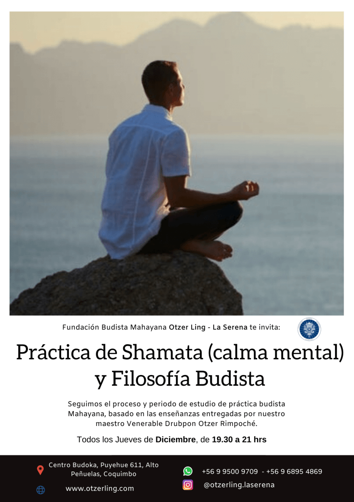 Practica de Calma Mental y Filosofía Budista