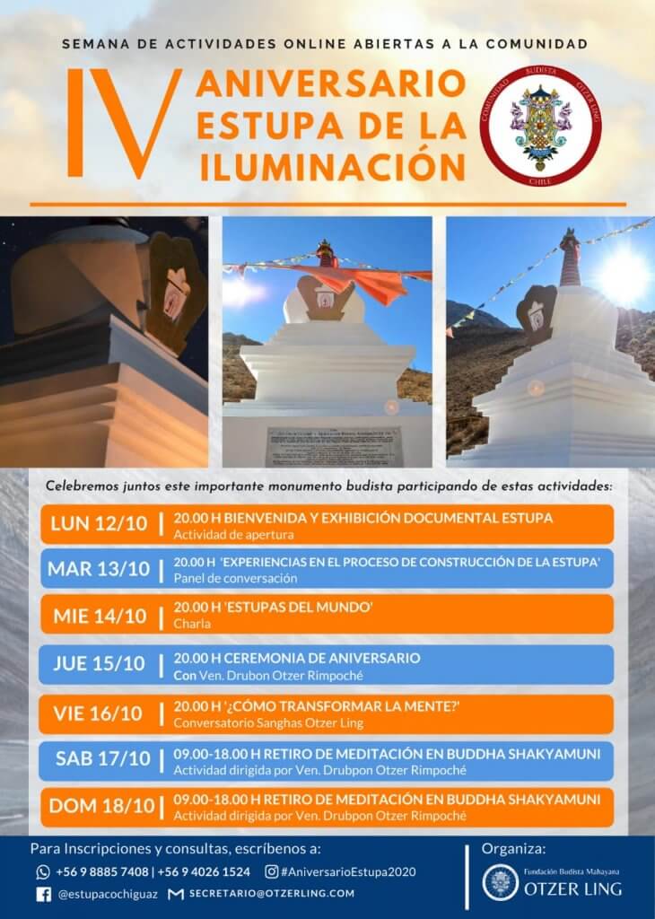 IV Aniversario de la Estupa de la Iluminación