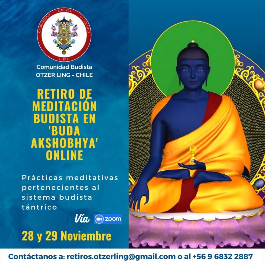 Retiro de Meditación en Buda Akshobhya Online