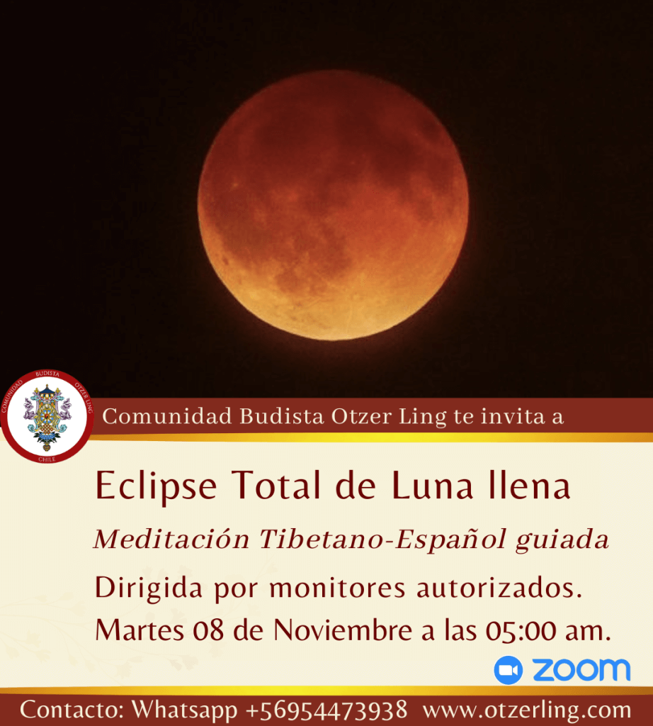 Eclipse Total de Luna Llena: Meditación de Chenrezig