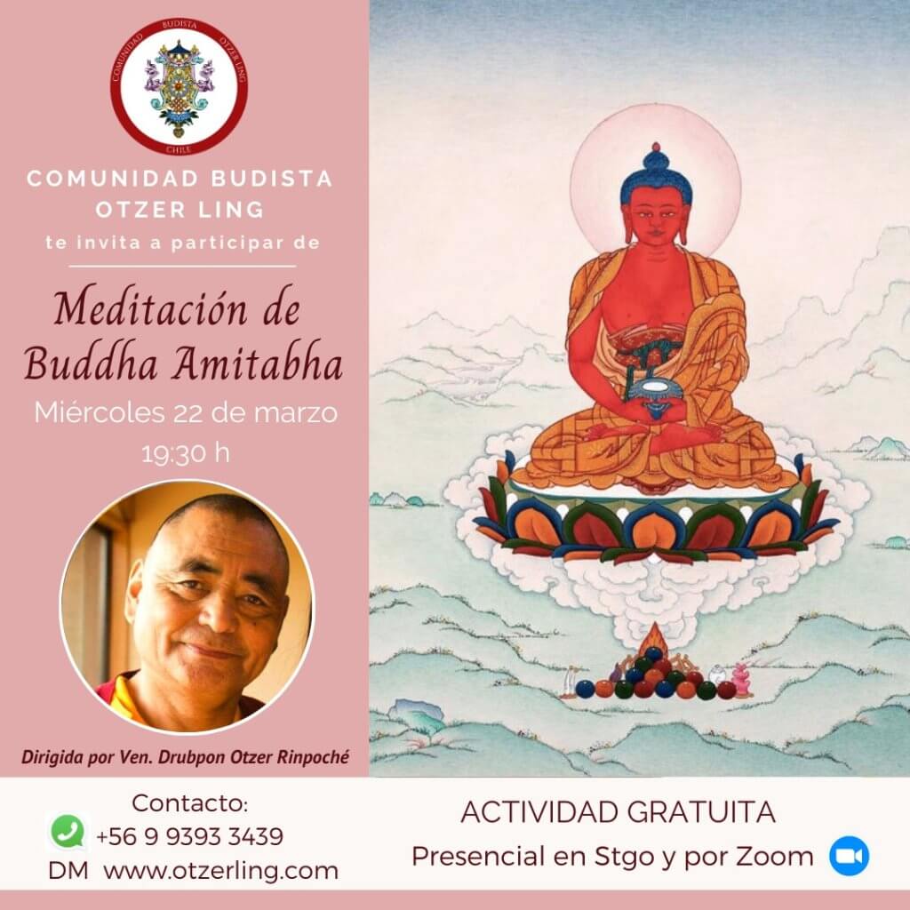 Meditación de Buda Amitabha dirigida por Ven. Drubpon Otzer Rimpoché