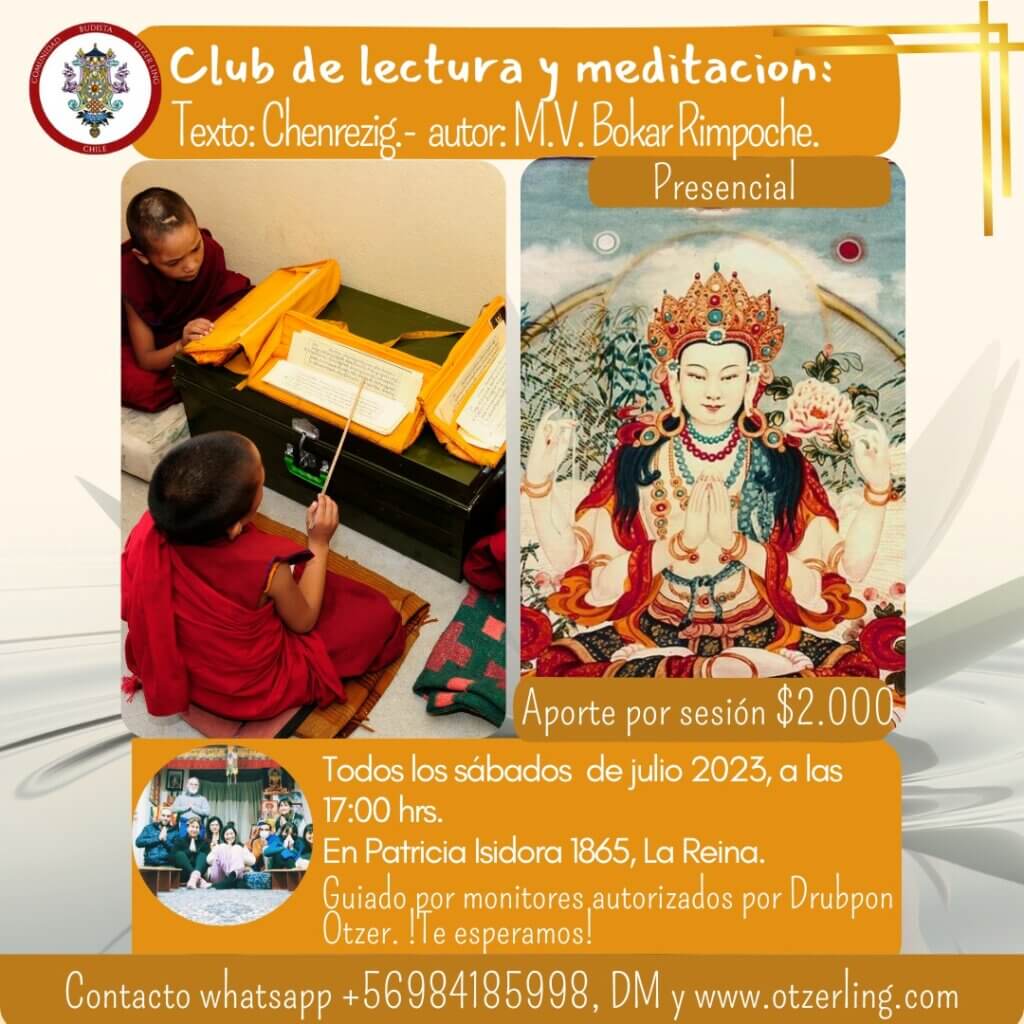 Club de Lectura y Meditación en Julio