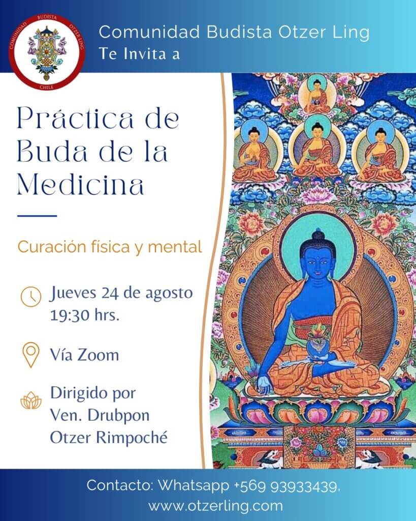 Práctica de Buda de la Medicina Dirigida por Ven. Drubpon Otzer Rinpoché